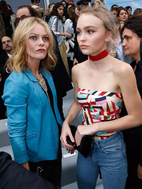 lily rose depp's daughter vanessa paradis.